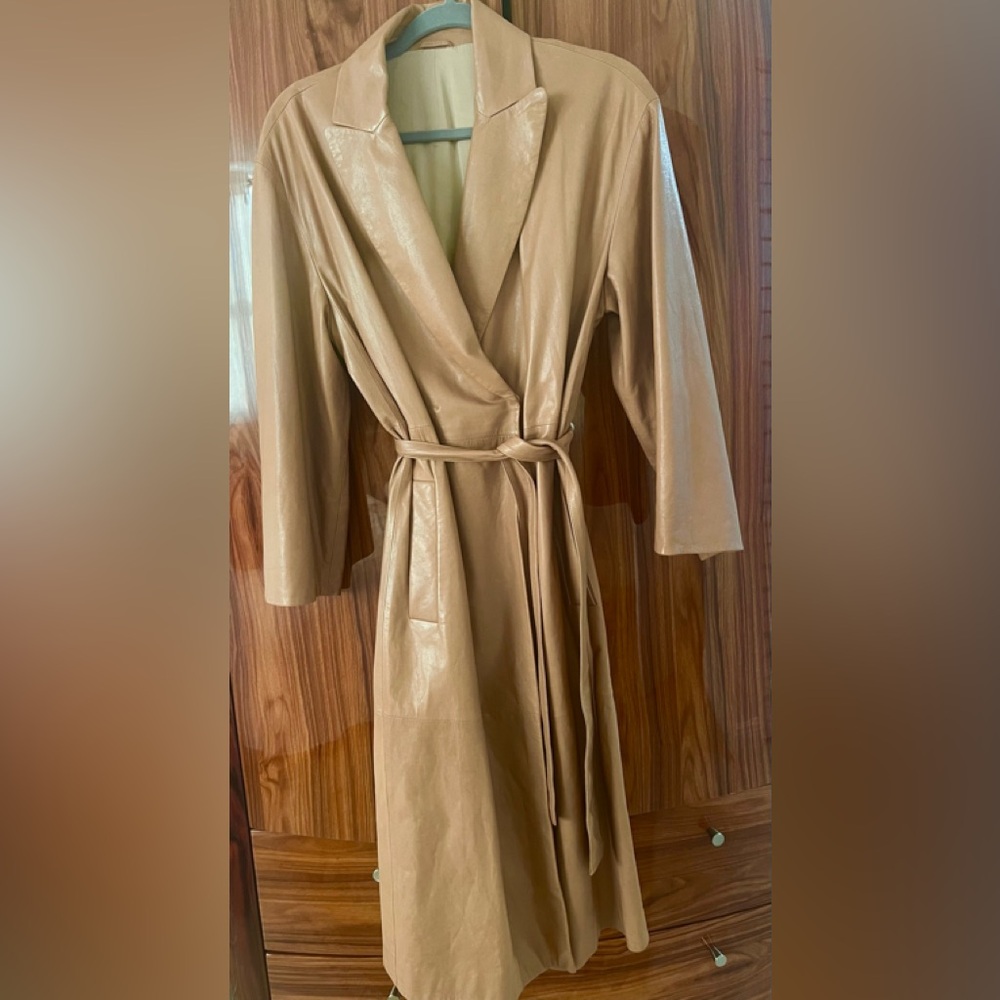 🎁 Brunello Cucinelli REDUCED TO SELL TODAY Leather Coat
